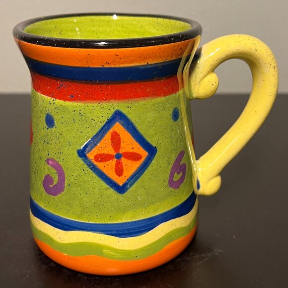Set of 2 Sue Zipkin CERTIFIED INTERNATIONAL Colorful Whimsical Ceramic Mugs - Picture 9 of 12